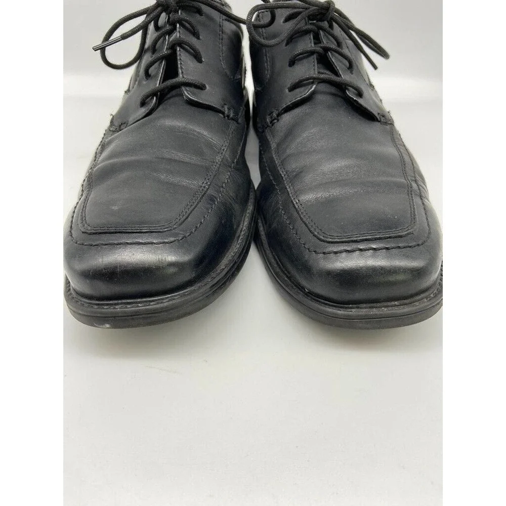 Clarks Shoes Mens Sz 11.5M Hommes Black‎ Leather Smart Extralight